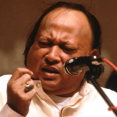 Portrait de Nusrat Fateh Ali Khan